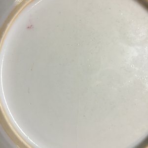Bord in Chinees porselein, "Bezoek van de dokter aan de keizer", bestemd voor de Nederlandse markt, famille rose, 18e eeuw — foto 3
