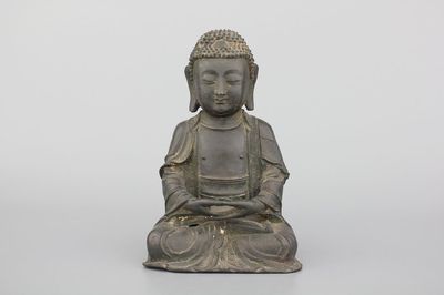 Bouddha chinois en bronze, dynastie Ming