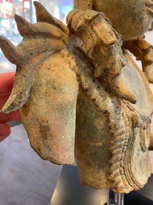 Bouddha couronné en bronze, Birmanie, probablement d'époque Haripunchai, 12/13ème — photo 8
