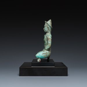 Bouddha de style Lopburi en bronze, Thaïlande, probablement 11ème — photo 4