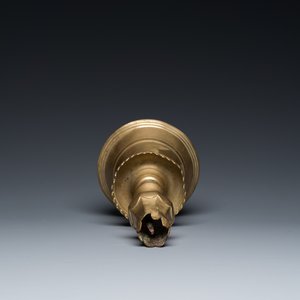 Bougeoir ottoman en bronze à tête en forme de tulipe, la Turquie, 17ème — photo 6