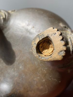 Brûle-parfum tripod en bronze au couvercle figurant Liu Hai et le crapaud, Chine, Yuan — photo 15