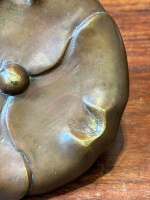 Brûle-parfum tripode sur socle en bronze, marque de Xuande, Chine, 19ème — photo 13