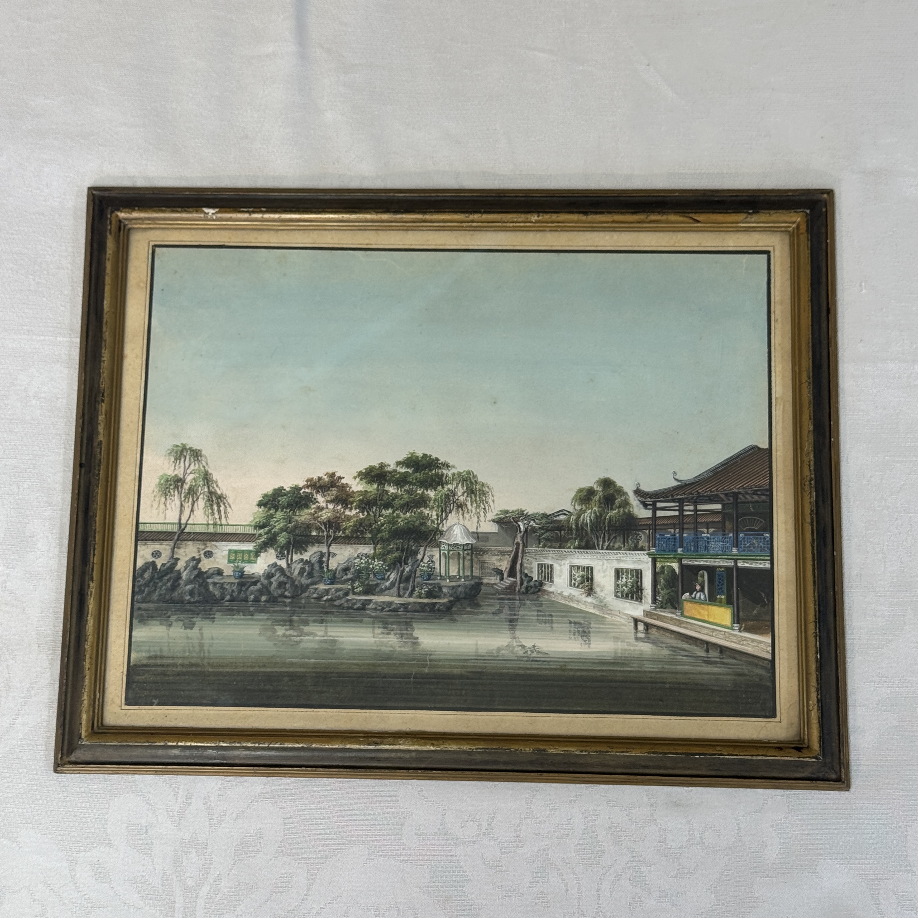 Canton school: 'Garden Scene With a Lady' — photo 1