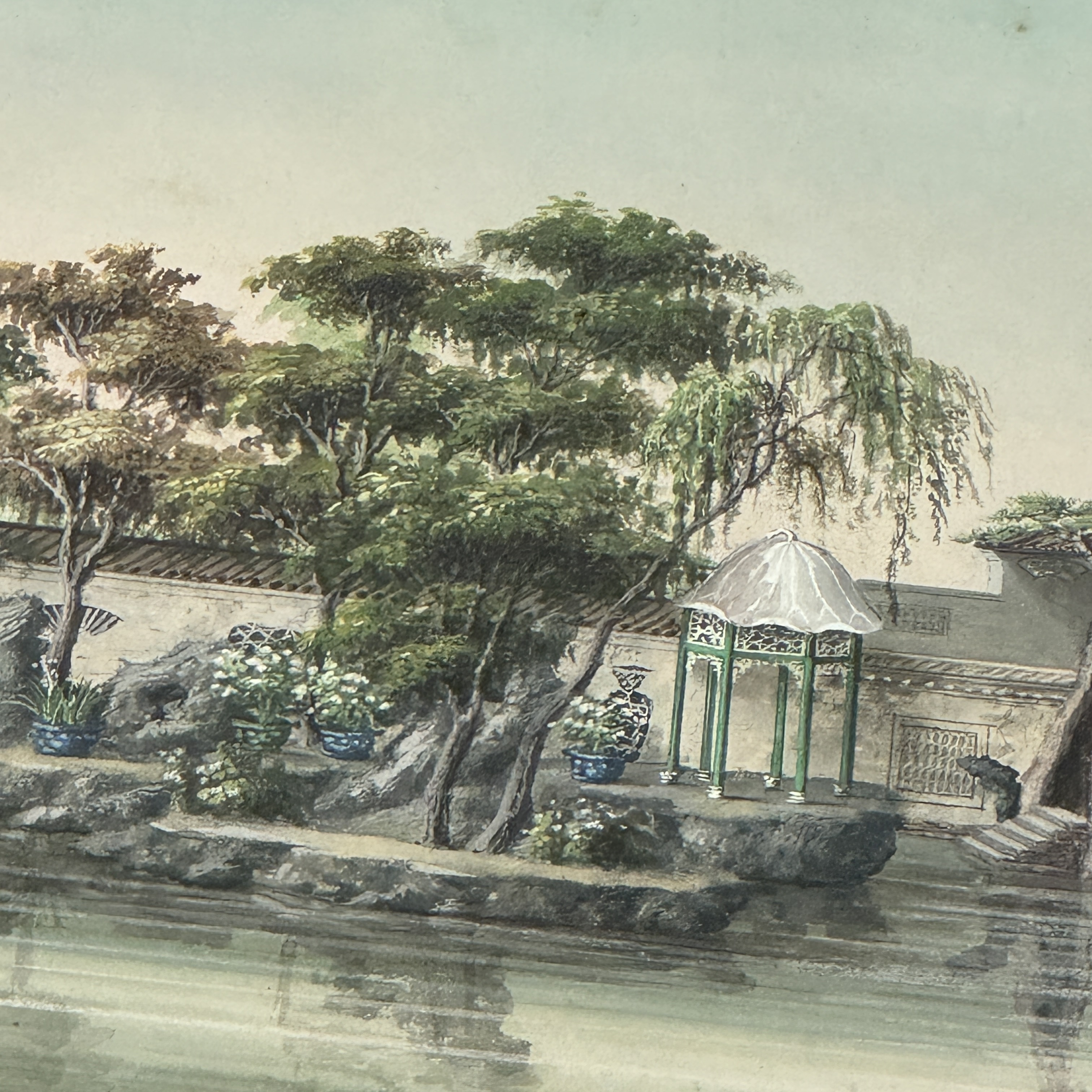 Canton school: 'Garden Scene With a Lady' — photo 9