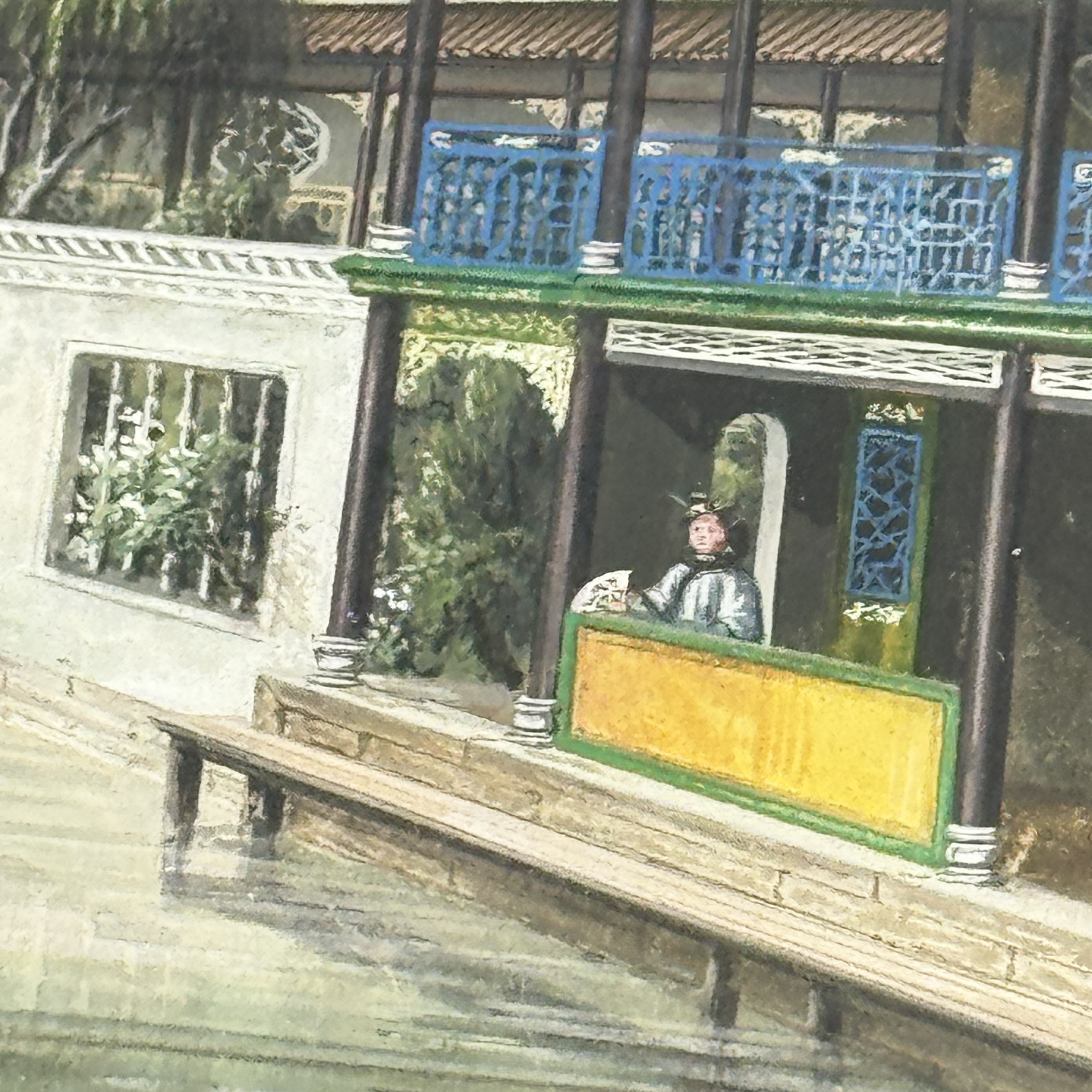 Canton school: 'Garden Scene With a Lady' — photo 10