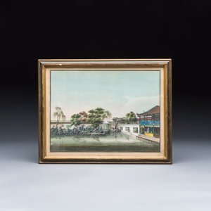 Canton school: 'Garden Scene With a Lady' — photo 2
