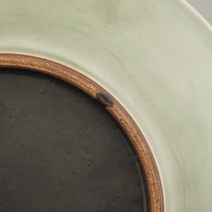 Celadon schotel in Chinees porselein met lotusversiering, 19e eeuw — foto 3