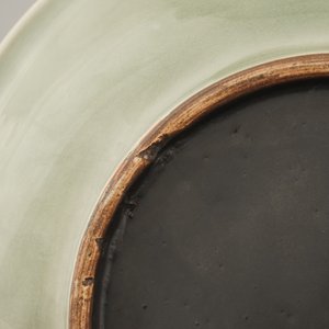 Celadon schotel in Chinees porselein met lotusversiering, 19e eeuw — foto 4