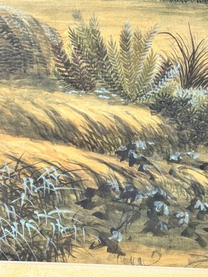 Chang Zenhao 常曾灏: 'Chevaux', encre et couleur sur soie, datée 1952 — photo 7
