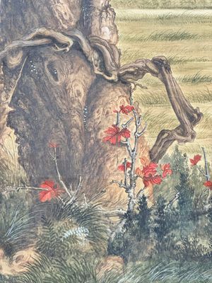 Chang Zenhao 常曾灏: 'Paarden', inkt en kleur op zijde, gedateerd 1952 — foto 8