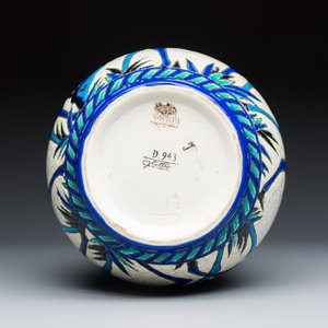 Charles Catteau for Boch Kéramis: An Art Deco crackle-glazed earthenware 'Deer' vase — photo 7