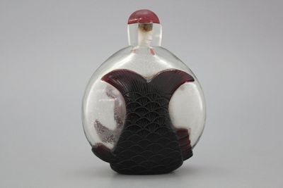 Chinees snuifflesje, Peking glas, 19/20e