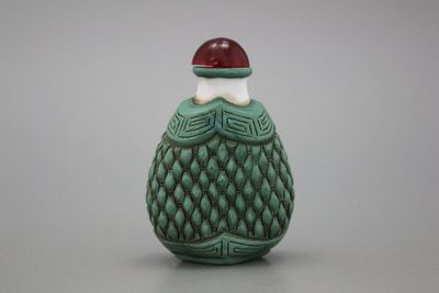 Chinees snuifflesje, Peking glas, 20e