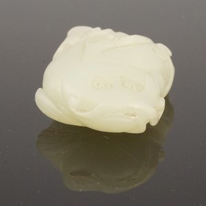 Chinese figuur van een vis in celadon jade, Qing-dynastie — foto 7