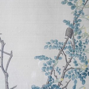 Chinese school, 19th C., ink and colour on silk: 'birds on blossoming branches' — photo 6