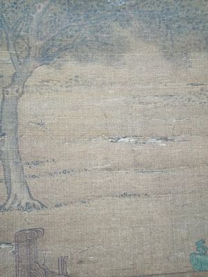 Chinese school: 'A bear breaks into the palace', ink and colour on silk, Qing — 照片 22