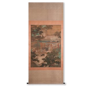 Chinese school: 'A bear breaks into the palace', ink and colour on silk, Qing — 照片 2