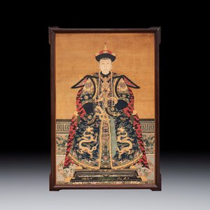 Chinese school: A large and important portrait of a duchess — photo 1