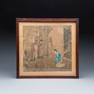 Chinese school: A narrative scene with figures — photo 1