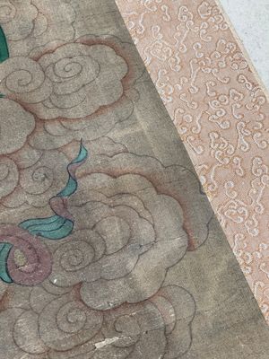 Chinese school: 'A procession of deities', ink and colour on silk, Qing — photo 6