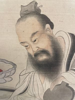 Chinese school: A series of four paintings, ink and colour on silk, signed Qi Qi 岐琦, dated 1886 — 照片 19