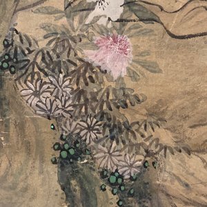 Chinese school: A view on the spring palace, 16/17th C. and 'Guanyin with servants', 19th C. — 照片 15