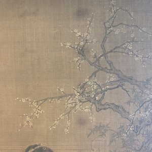 Chinese school, after Su Hanchen (1094-1172), ink and colour on silk: a lady and children near a fish bowl — photo 12