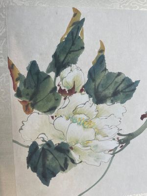 Chinese school: 'Album with eight various works', ink and colour on paper, 20th C. — 照片 26