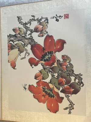 Chinese school: 'Album with eight various works', ink and colour on paper, 20th C. — 照片 27