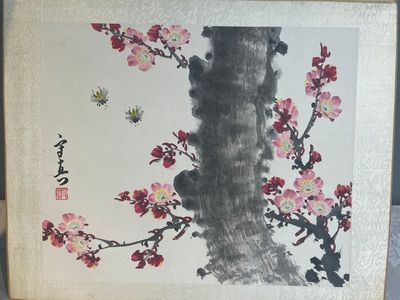 Chinese school: 'Album with eight various works', ink and colour on paper, 20th C. — 照片 40