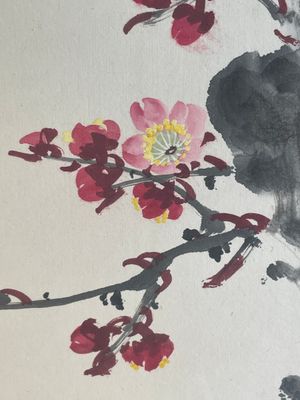 Chinese school: 'Album with eight various works', ink and colour on paper, 20th C. — 照片 43