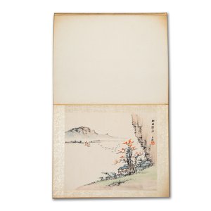 Chinese school: 'Album with eight various works', ink and colour on paper, 20th C. — 照片 3