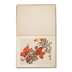 Chinese school: 'Album with eight various works', ink and colour on paper, 20th C. — 照片 6