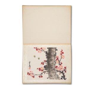 Chinese school: 'Album with eight various works', ink and colour on paper, 20th C. — 照片 9