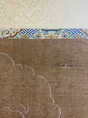 Chinese school: 'Boeddha gezeten op een lotustroon', inkt en kleur op zijde, 18/19e eeuw — foto 20