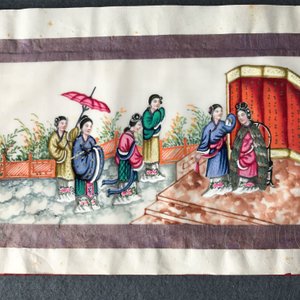 Chinese school, Canton, inkt en kleur op rijstpapier, 19e eeuw: collectie van 39 tekeningen in zes albums — foto 39