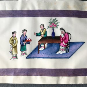 Chinese school, Canton, inkt en kleur op rijstpapier, 19e eeuw: collectie van 39 tekeningen in zes albums — foto 42