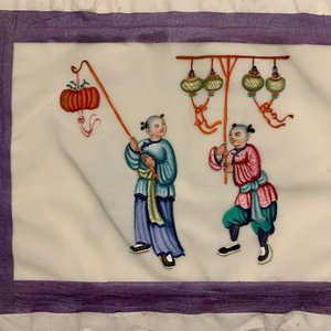 Chinese school, Canton, inkt en kleur op rijstpapier, 19e eeuw: collectie van 39 tekeningen in zes albums — foto 50