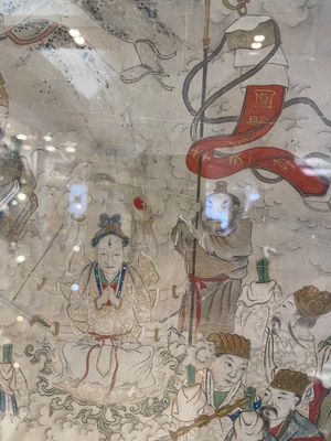 Chinese school: 'Deities in heaven', ink and colour on silk, 19th C. — photo 21