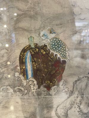 Chinese school: 'Deities in heaven', ink and colour on silk, 19th C. — photo 26