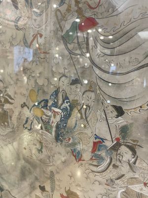 Chinese school: 'Deities in heaven', ink and colour on silk, 19th C. — photo 28
