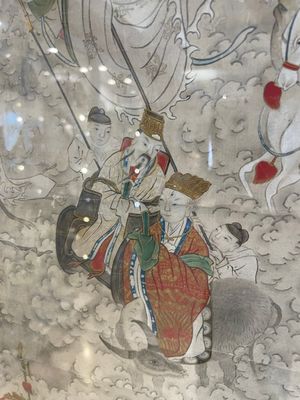 Chinese school: 'Deities in heaven', ink and colour on silk, 19th C. — photo 29