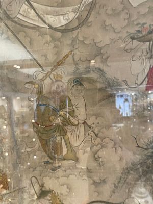 Chinese school: 'Deities in heaven', ink and colour on silk, 19th C. — photo 4