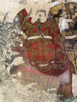 Chinese school: 'Deities in heaven', ink and colour on silk, 19th C. — photo 41