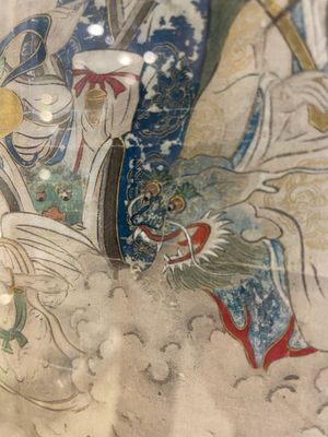 Chinese school: 'Deities in heaven', ink and colour on silk, 19th C. — photo 42
