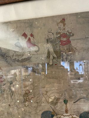 Chinese school: 'Deities in heaven', ink and colour on silk, 19th C. — photo 5