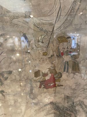 Chinese school: 'Deities in heaven', ink and colour on silk, 19th C. — photo 9