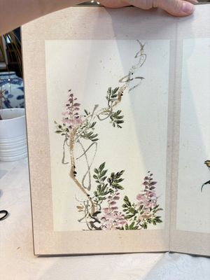 Chinese school: 'Flowers and calligraphies', writings with signatures of celebrities, ink and colour on paper — photo 11