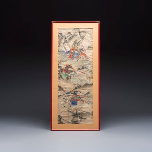 Chinese school: four 'Hunting Scene' paintings, ink and colour on paper, 19/20th C. — 照片 2